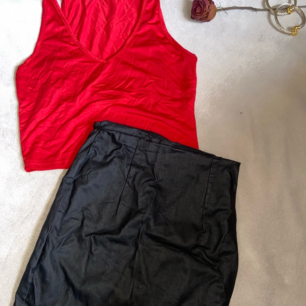 Red Tank Top - Picture 2 of 4